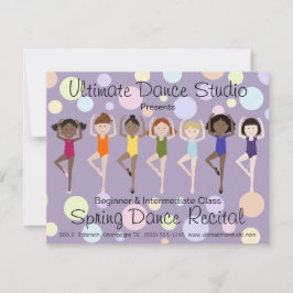 Baile colorido Invitación considerando