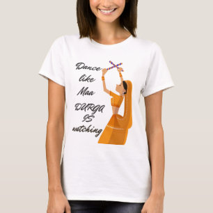 Baile como camiseta Durga - Celebra Dussehra en S