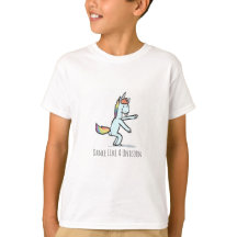 Baile Como Una Camiseta Graciosa De Unicorn