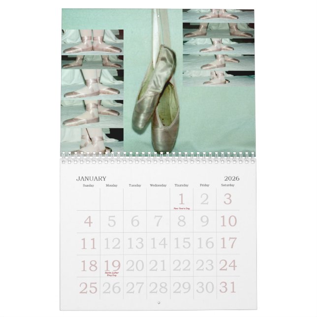 Baile con el año: Calendario 2015 (Jan 2026)