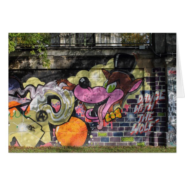 Baile Con El Graffiti Del Lobo (Anverso (Horizontal))
