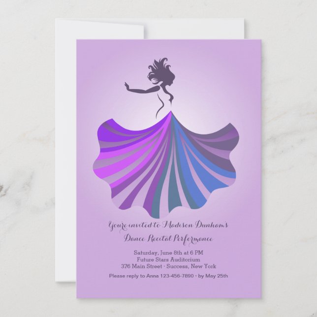 Baile Con Invitación De Flair (Anverso)