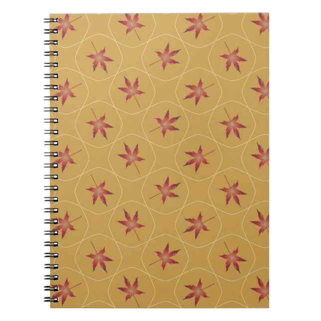 Baile con la hoja de arce del cuaderno de viento (Frente)