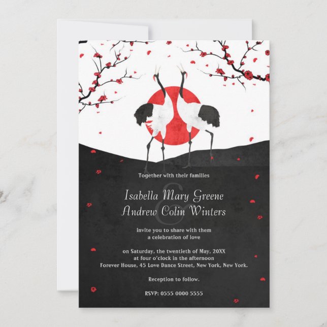 Baile de amor - Invitación a la boda (Anverso)