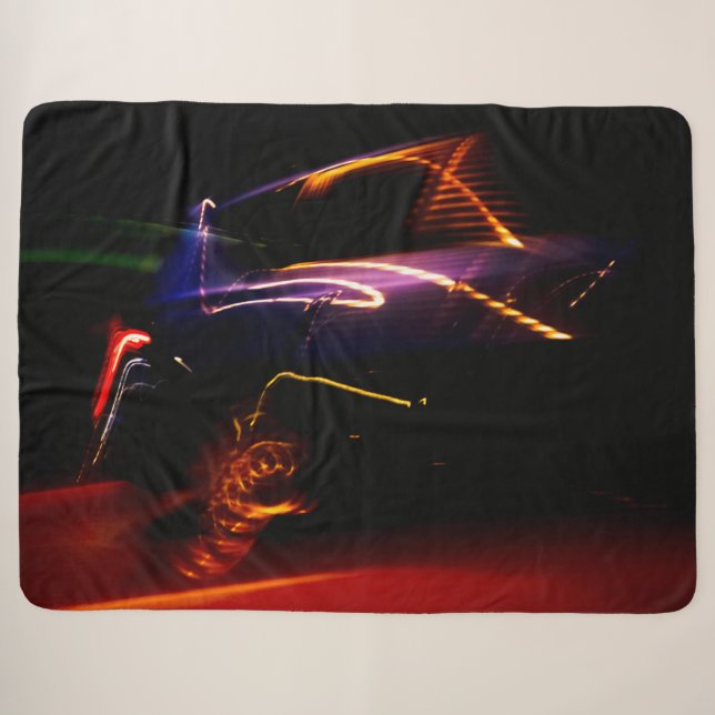 baile de coche morado manta sherpa (Anverso (horizontal))