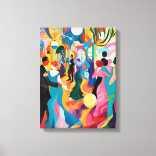 Baile de Gala: Arte Favista con Movimiento y Color