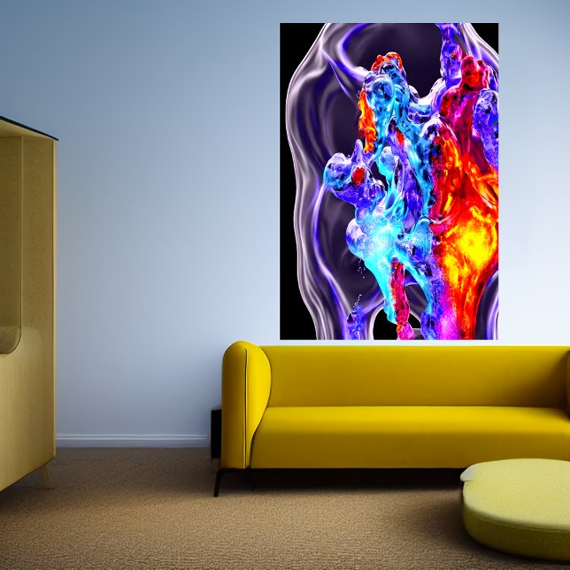 Baile de hielo y fuego | Poster de arte de IA (Subido por el creador)