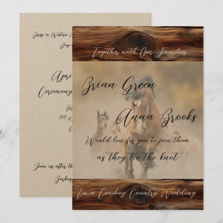Baile de invitación a bodas de vacuno y barbacoa