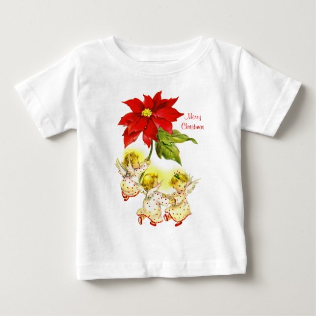 Baile de los ángeles bebés Navidades Camisa bebé (Anverso)