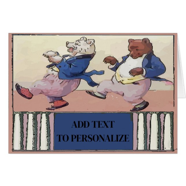 Baile de oso de vintage (Anverso (Horizontal))