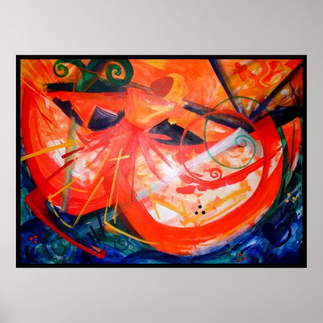 Baile de tormentas - Arte haitiano - Arte negro (Frente)