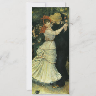 Baile en Bougival por Pierre Renoir, arte vintage