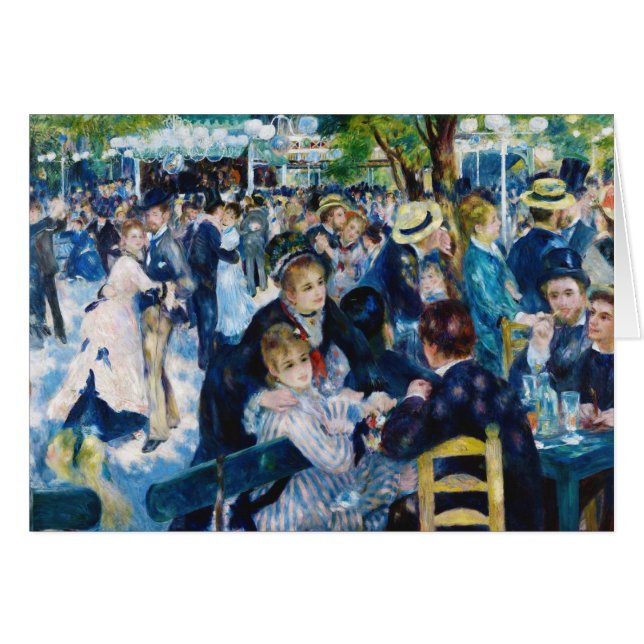 Baile en el Moulin de la Galette Auguste Renoir (Anverso (Horizontal))