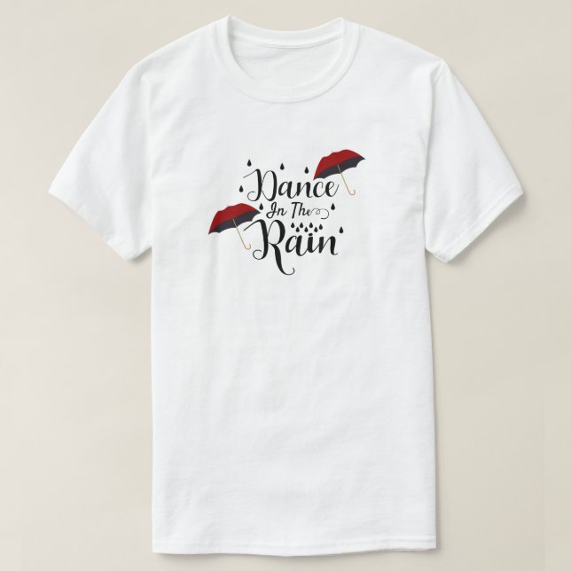 Baile En La Camiseta Lluvia (Diseño del anverso)