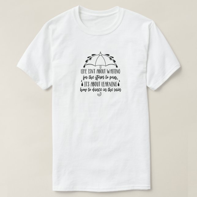 Baile En La Camiseta Lluvia (Diseño del anverso)