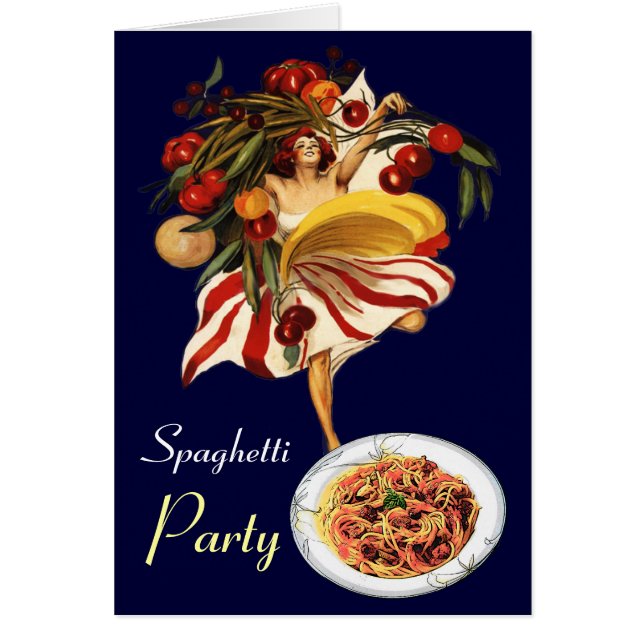 BAILE FIESTA DE ESPAGUETTI, COCINA ITALIANA Y TOMA (Frente)
