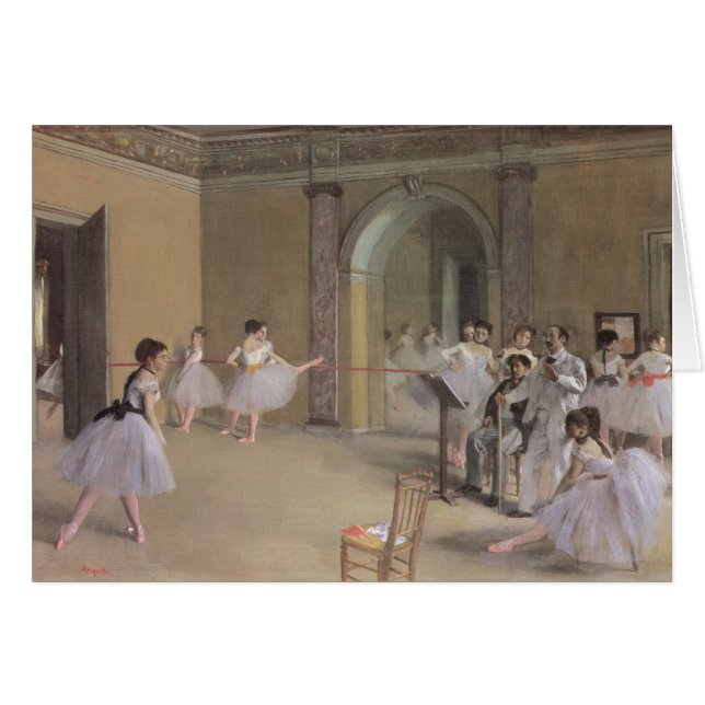 Baile Foyer en la Ópera de Edgar Degas (Anverso (Horizontal))