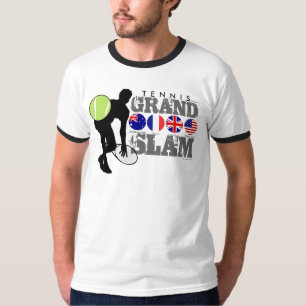 Baile gigante de camisetas de Grand Slam de tenis
