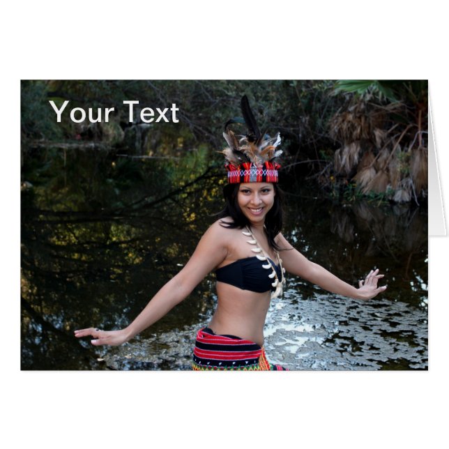 Baile indio de la mujer (Anverso (Horizontal))