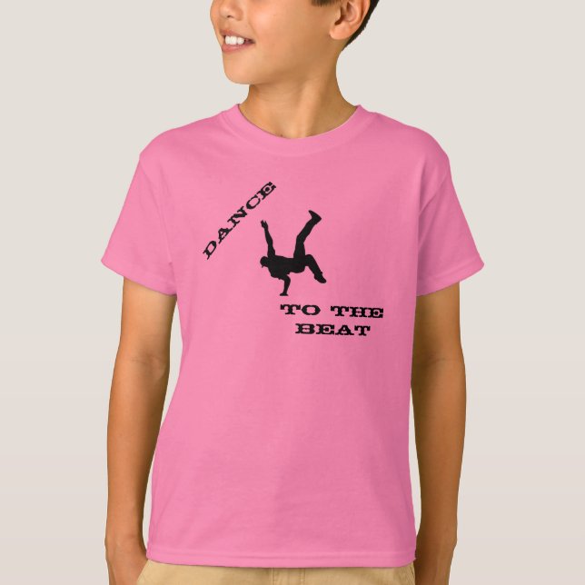 Baile Infantil A La Camiseta De Cuello-V A Rayas (Anverso)
