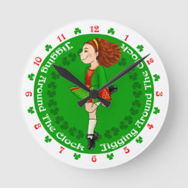 Baile irlandés grande reloj