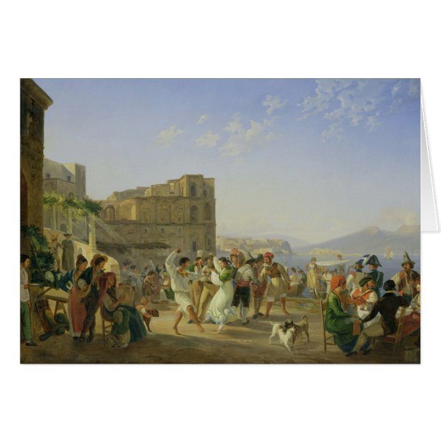 Baile italiano, Nápoles, 1836 (Anverso (Horizontal))