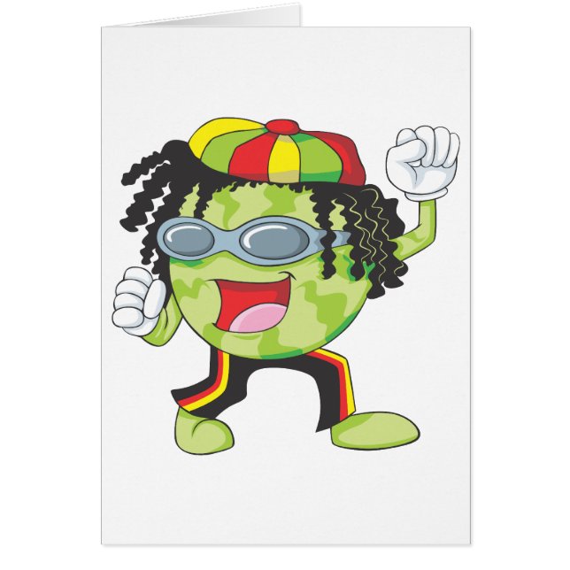 Baile jamaicano feliz de la sandía (Frente)