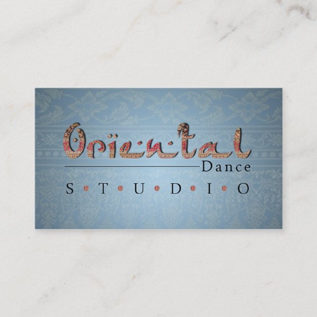 Baile Oriental - Tarjeta de visita (Anverso)