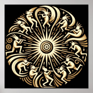 Baile Sun Kokopelli - Arte espiritual tribal