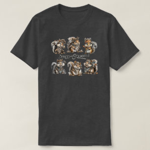 Bailes con camiseta de ardillas
