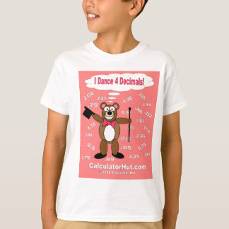 Bailo la camiseta de 4 decimales