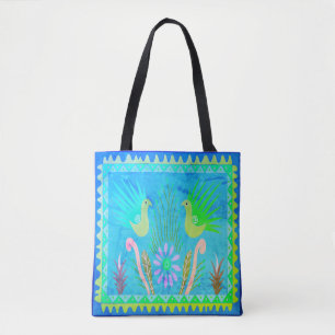 Baja Aves Bolsa de Tote Vintage