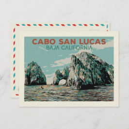 Baja California Cabo San Lucas, postal de México