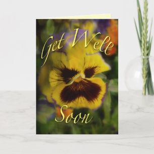 Baje pronto la tarjeta de felicitación Pansy