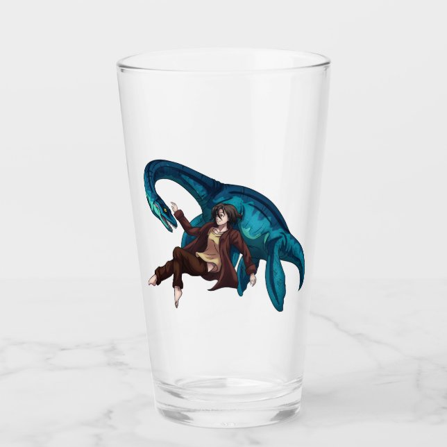 Bajo el agua con un Plesiosaurio (Anverso)