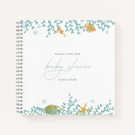 Bajo el agua del mar Libro Náutico de Invitados