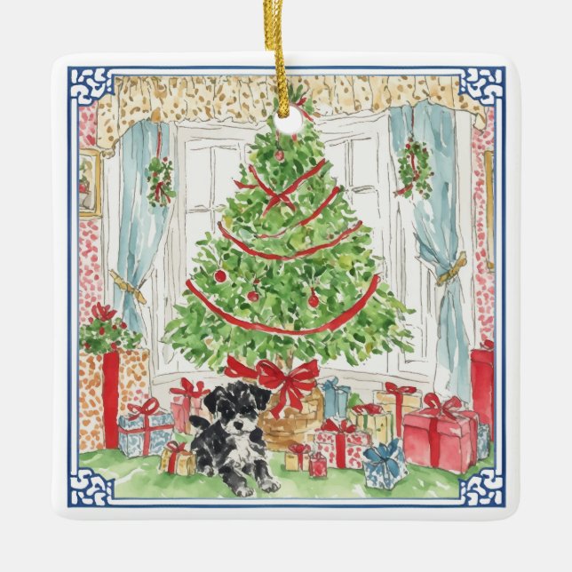Bajo el árbol de Navidad, ornamento de árbol de Na (Anverso)