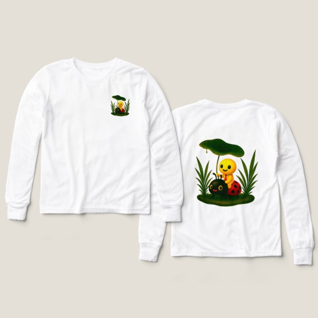 Bajo el dosel verde (Diseño frontal y trasero)