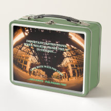 Bajo el Lunchbox Metalizado "L"