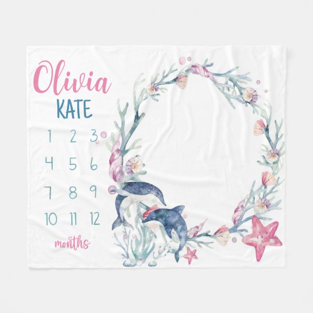 Bajo el mar Bebé Bebé - La manta hito, Chica Mo (Frente (Horizontal))