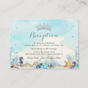 Bajo el mar Dulce Dieciséis Quinceañera Recepción