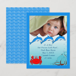 Bajo el mar, Invitación de niñas bebés