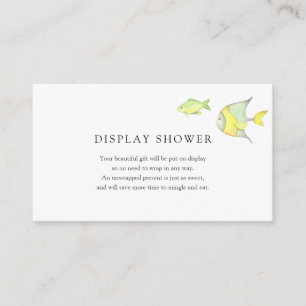 Bajo el mar Océano Índico tarjeta de inserción de