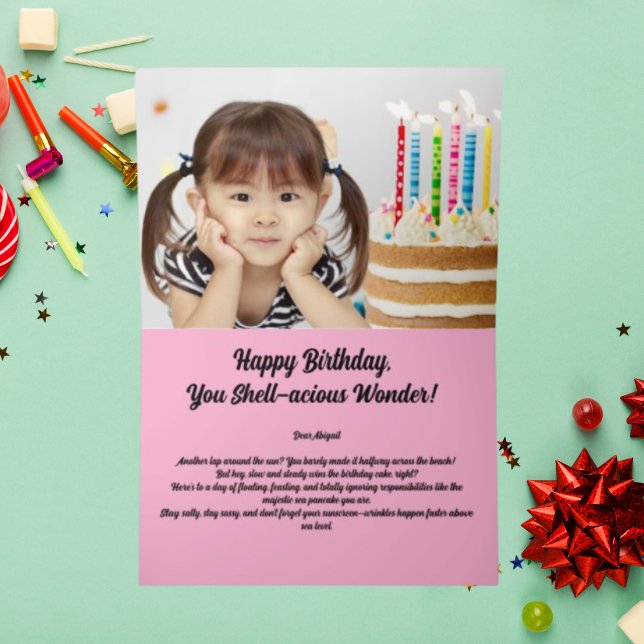 Bajo el mar Tortuga Cute Sea Foto Niños Cumpleaños (Subido por el creador)