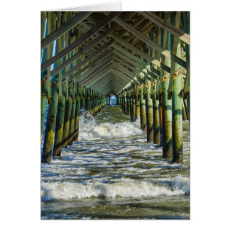Bajo el muelle de Folly Beach