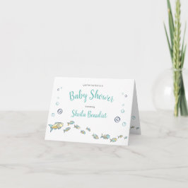 Bajo el Océano Marítimo Tema Invitación de Baby Sh