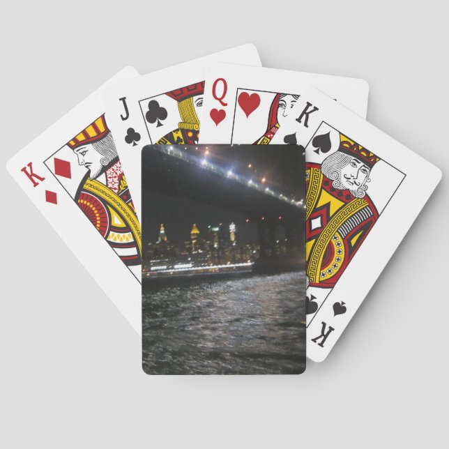 Bajo el puente jugando cartas (Reverso)