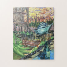 Bajo el rompecabezas del puente