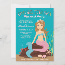 Bajo invitación de la fiesta de cumpleaños de la