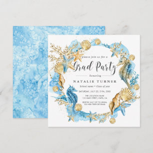 Bajo invitación de la fiesta de graduación del mar